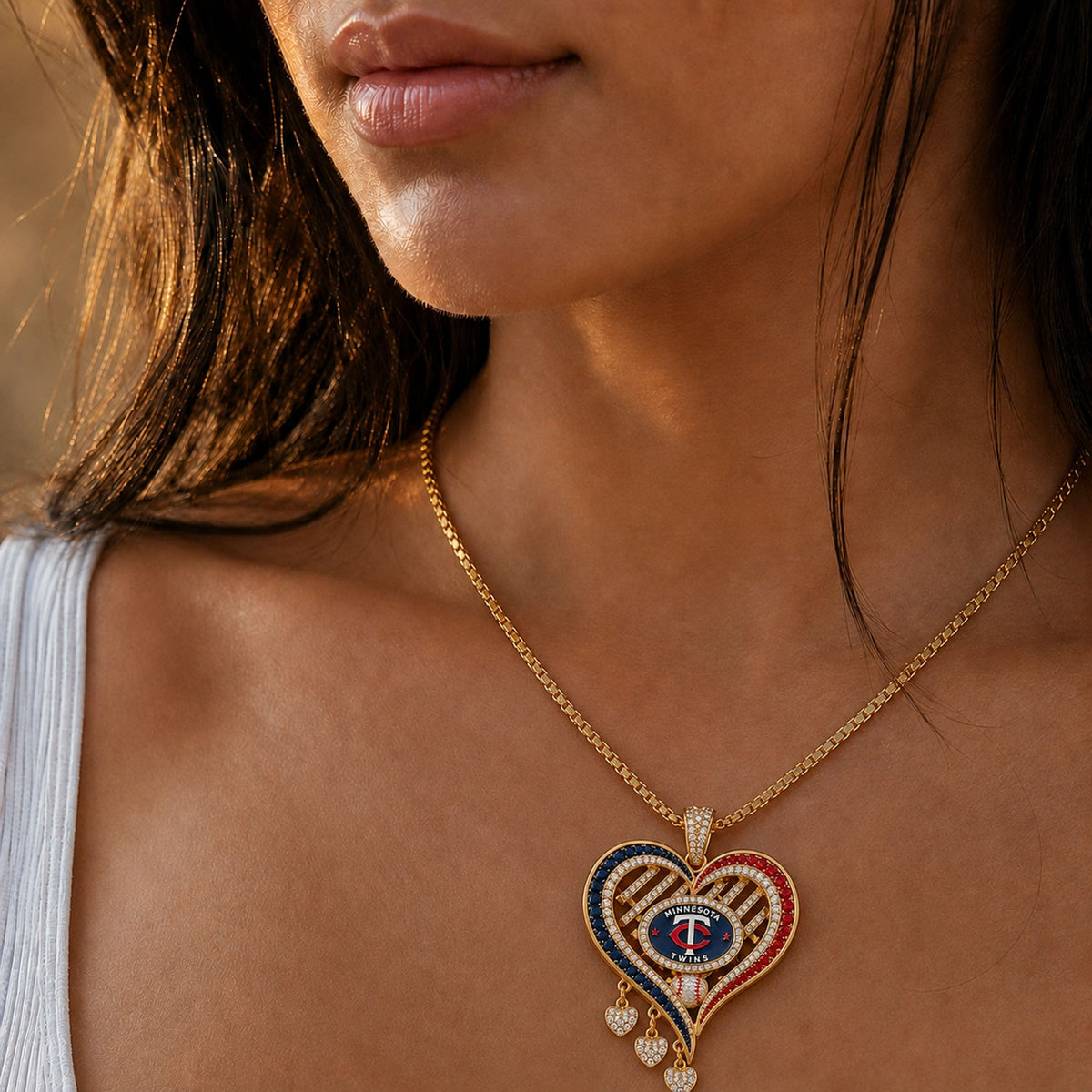 MNST Solid Gold Chain with Diamond Pendant BMD