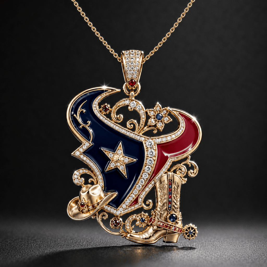 HTX Solid Gold Chain with Diamond Pendant BMD