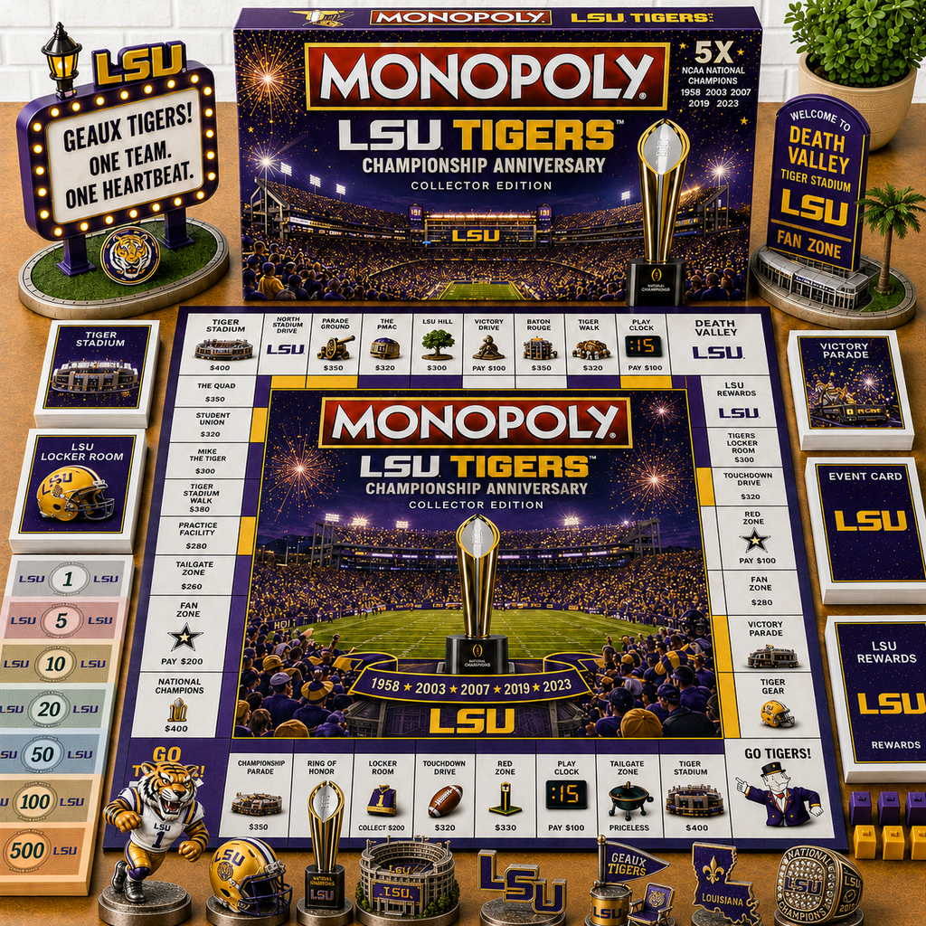 Premium LSU Board Game TTTT