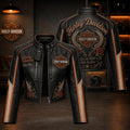 Premium HLDV Cropped Leather Zipper Jacket TNSM