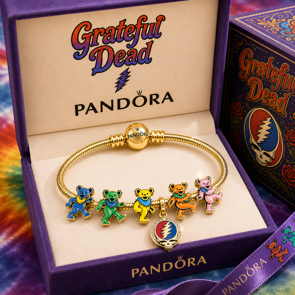 GRFD Gold Charm Bracelet Set TTTT