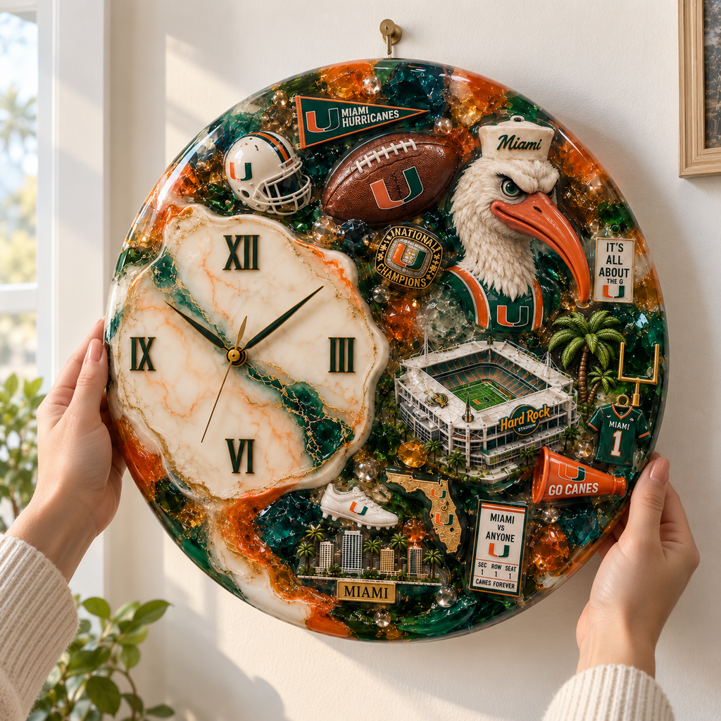 Premium MHC Statement 3D Decorative Wall Clock HTTT