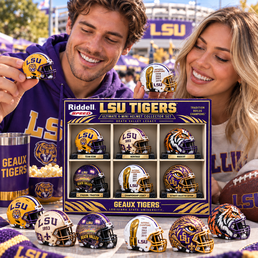 Premium LSU Mini Helmet Collection LNTH