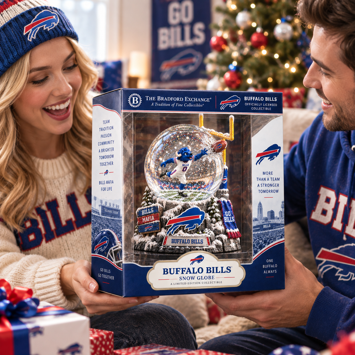 BFBL Premium Sculpted Collector Water Globe NTNA