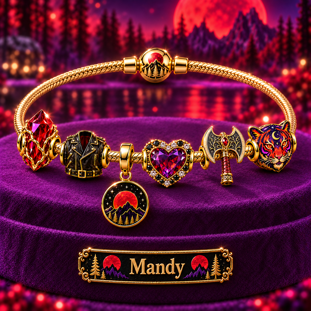MAN Gold Charm Set PNPA