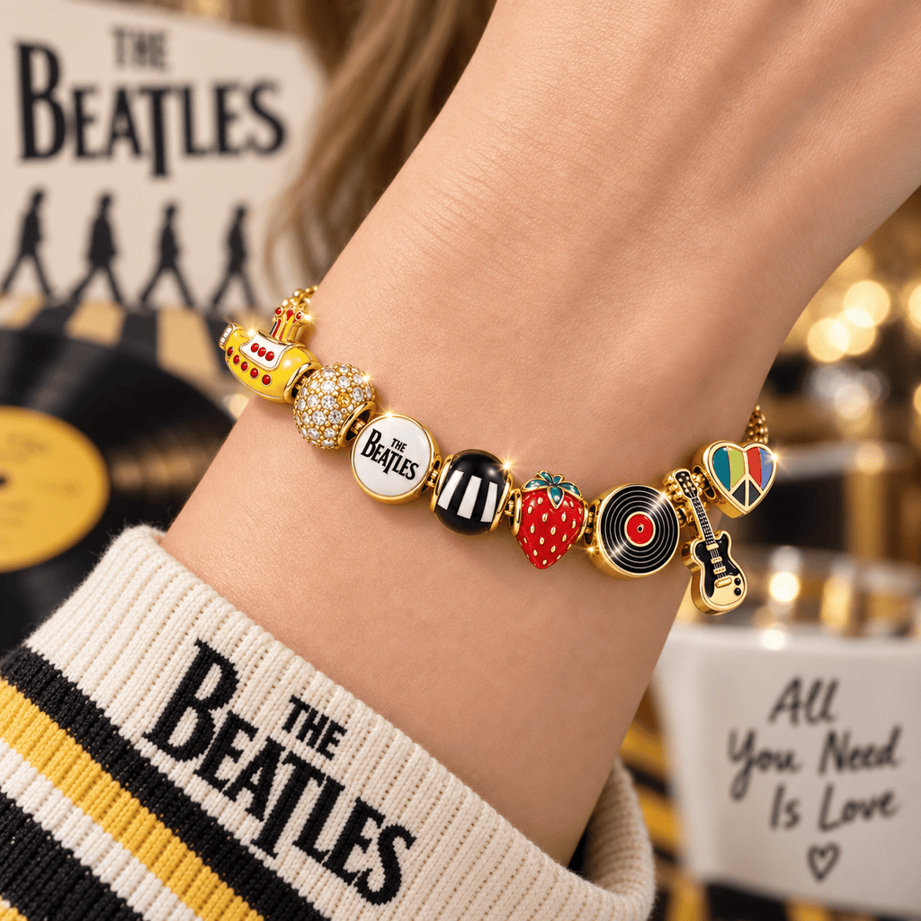 TBE Gold Charm Bracelet Set BMD